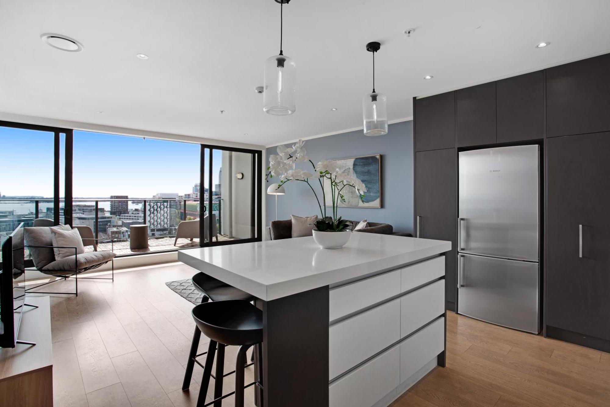 Skyline Serenade Apt With Skycity View And Parking Auckland Exteriör bild